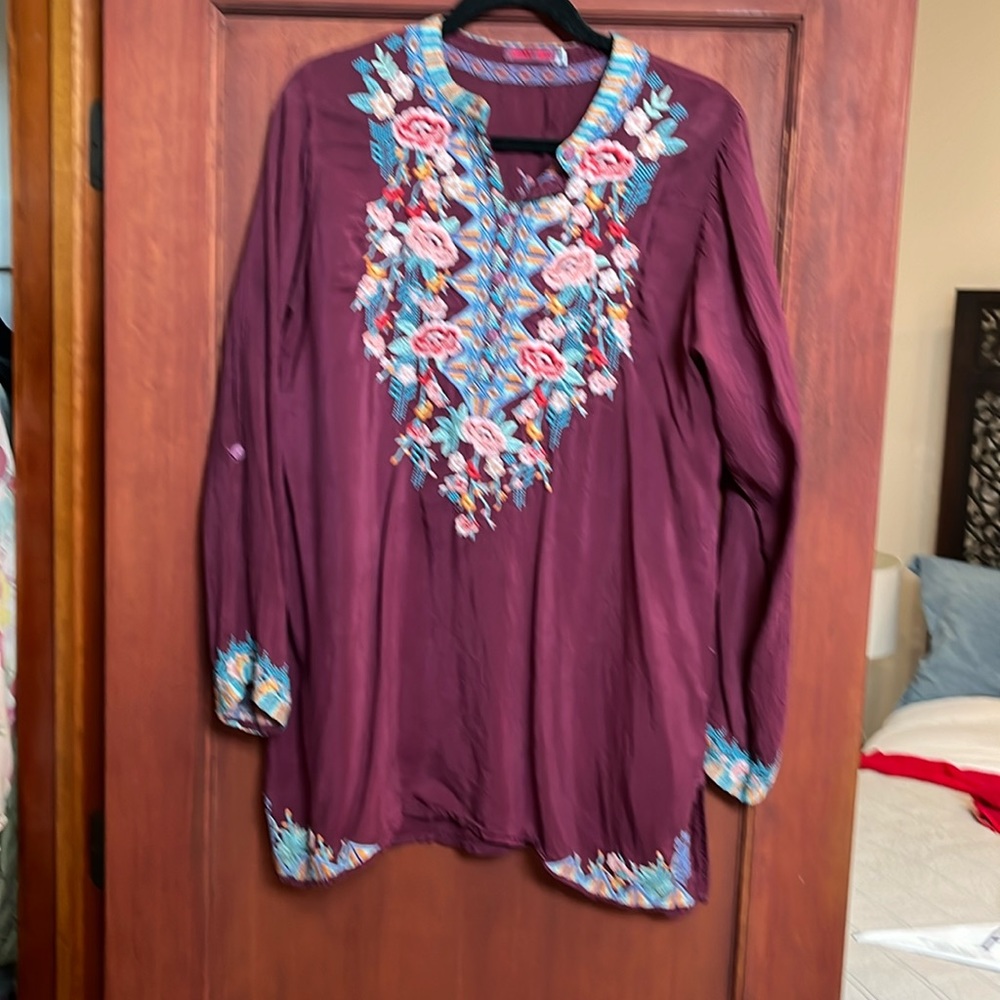 Johnny Was Embroidered Tunic